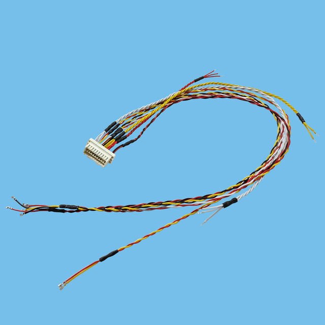 Customized spiral wire integrated harness connecting wire