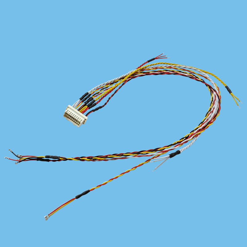 Customized spiral wire integrated harness connecting wire