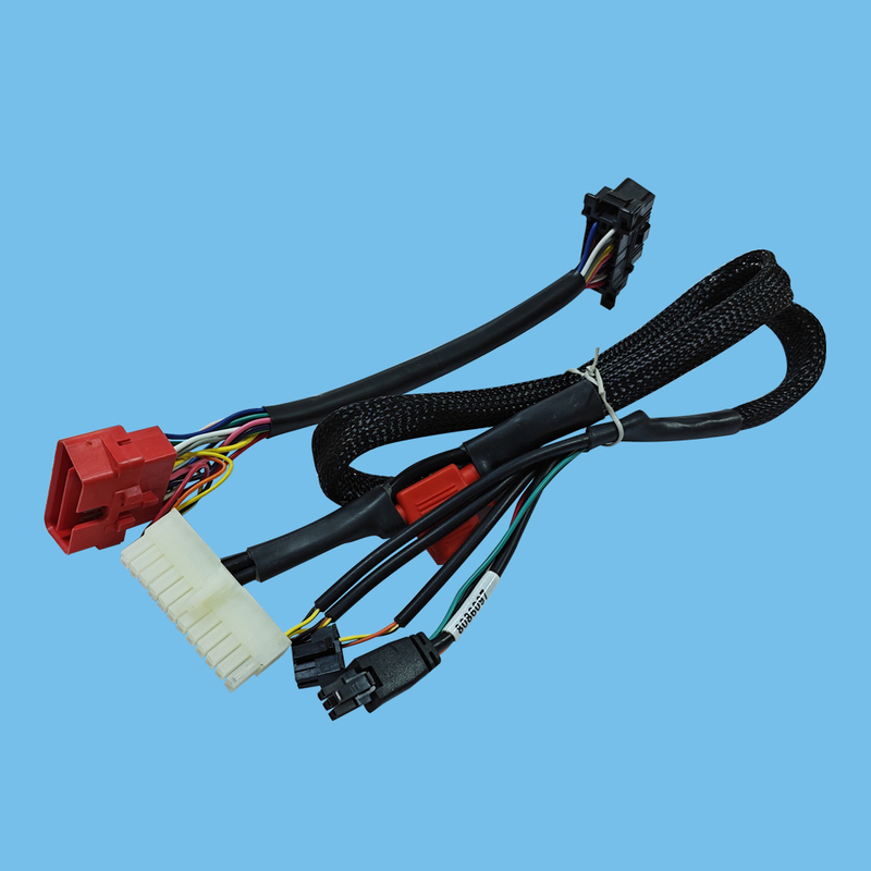 Multifunctional integrated wiring harness connection line for automotive diagnostic equipment