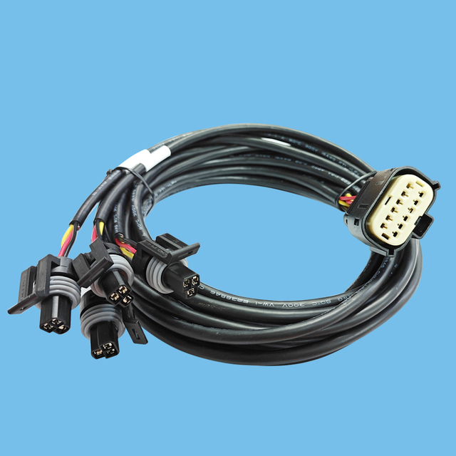 Molex 12 hole one trailer four car waterproof connector