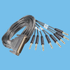 DB25 PIN to 8 PCS audio cable