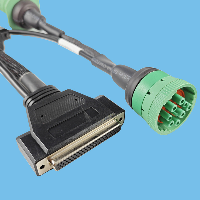 J1939 protocol/DB interface automotive diagnostic connector