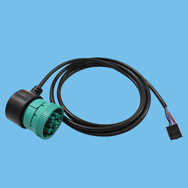 9 pin automotive diagnostic connector connection line