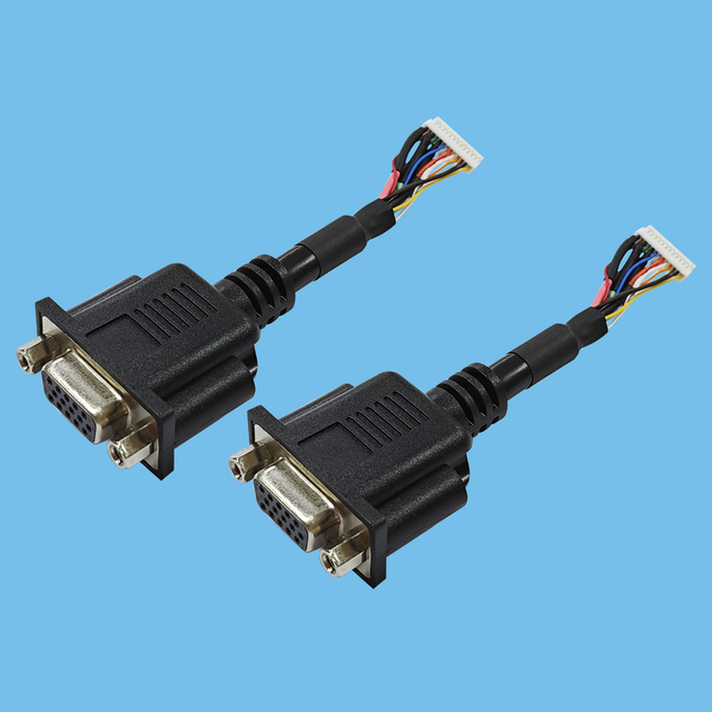 Panel DB-15p to internal plug-in connection cable