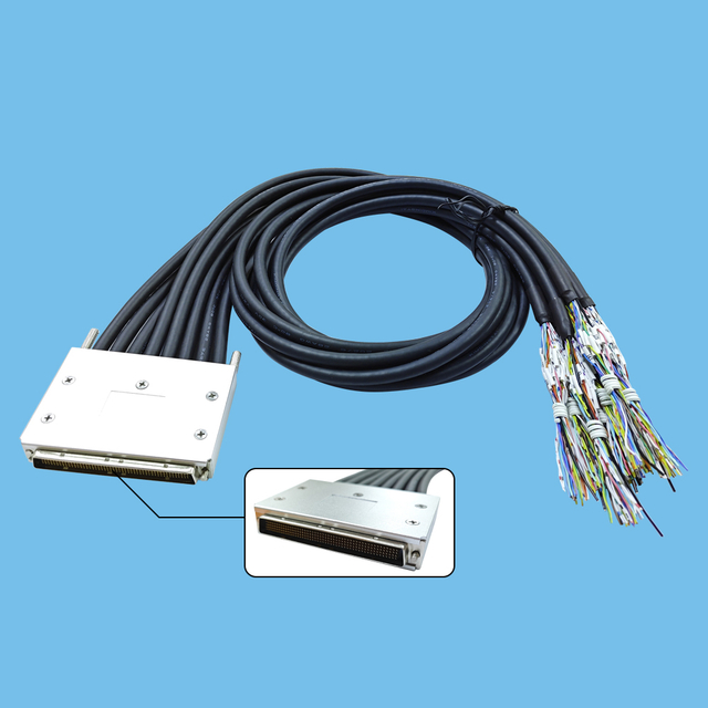 SCSI200 pin male assembled single ended cable