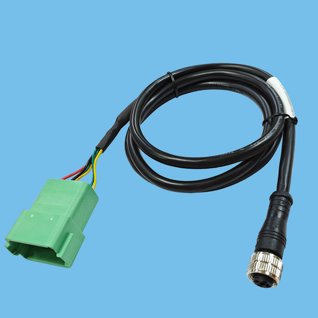 4-core aviation plug to 6-core waterproof plug-in connecting wire