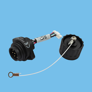 Aviation waterproof plug to plug-in connection line/