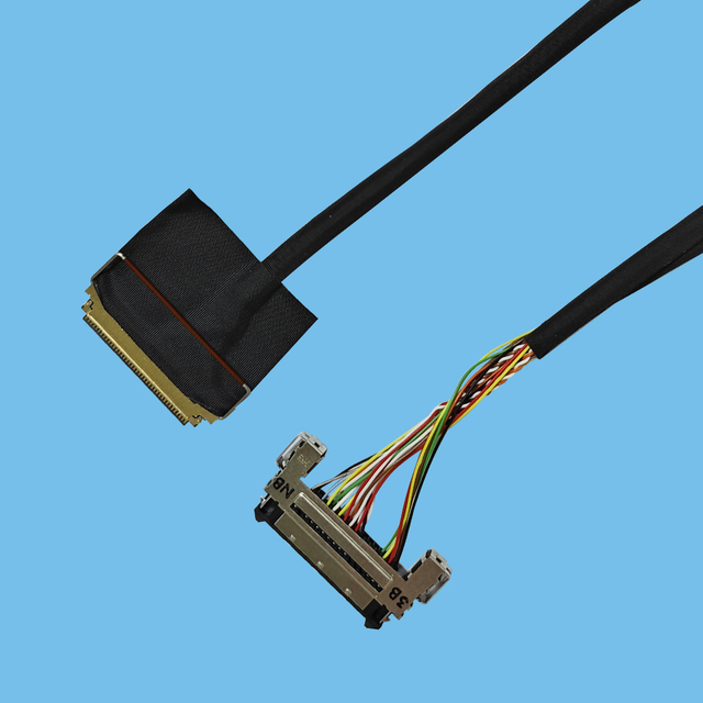Integrated wiring harness connection line for car machine screen connection