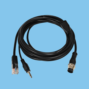 M12/RJ45/audio adapter cable