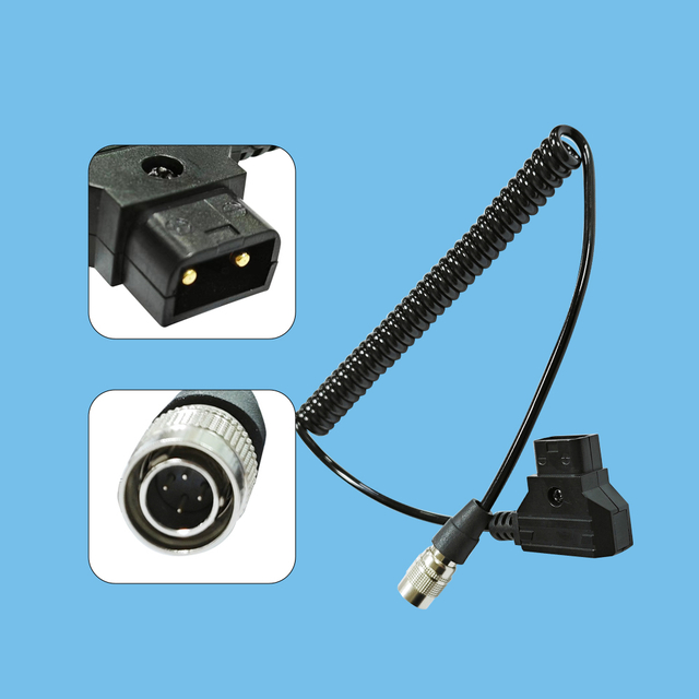 B-type D-TAP male connector converted to Guanglai 4-pin cable