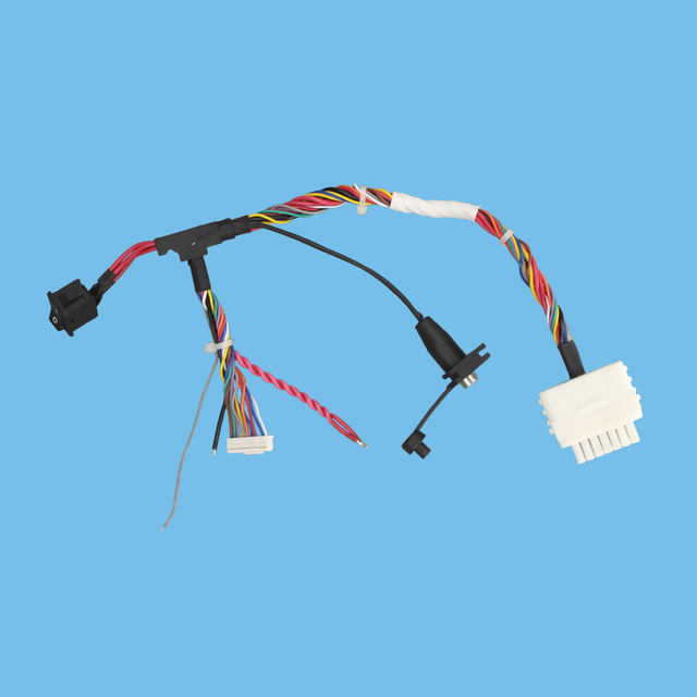 Weeding robot power harness