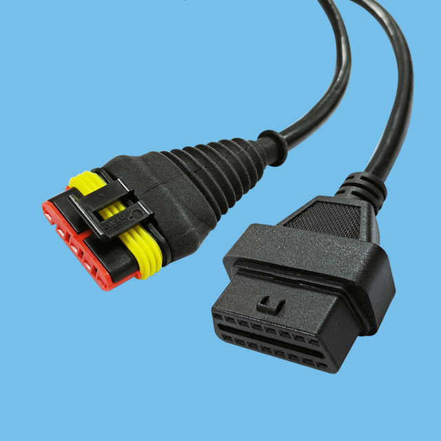 AMP 1.5-to-OBD2 Automotive Diagnostic Connection Cable