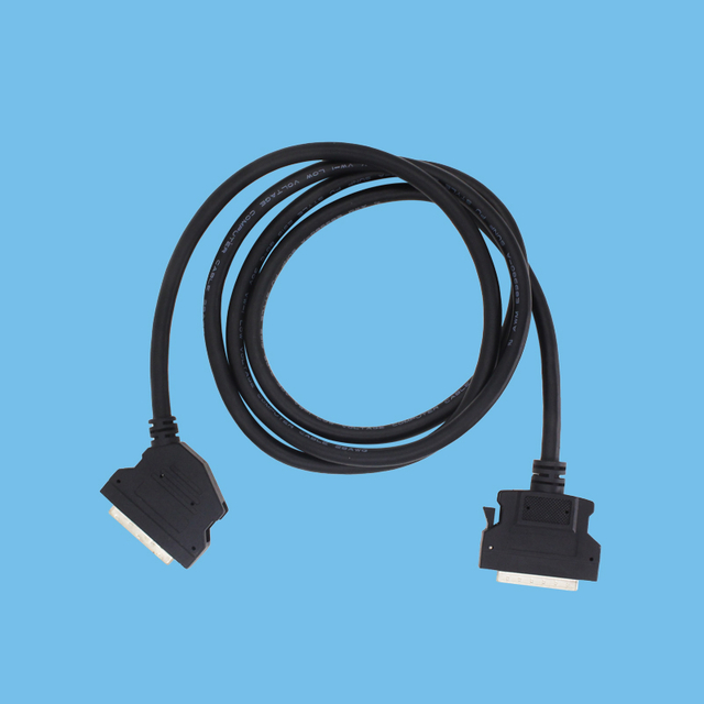 HPDB 50 PIN Male - Male 75 degree outlet 360 degree EMI protected