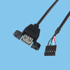 USB female to DuPont 5P female wire harness