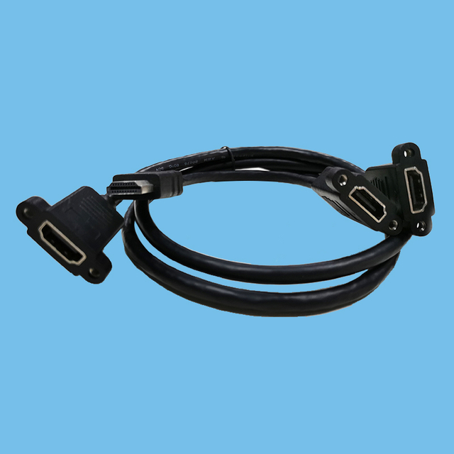 HDMI Female - Female Connector Nickel Plated Shell