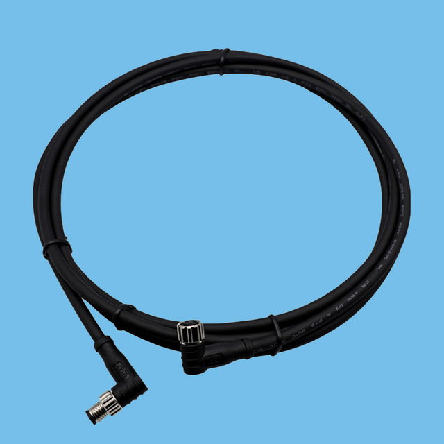 M12 6PIN Male - Female 901 degree molding Waterproof IP68