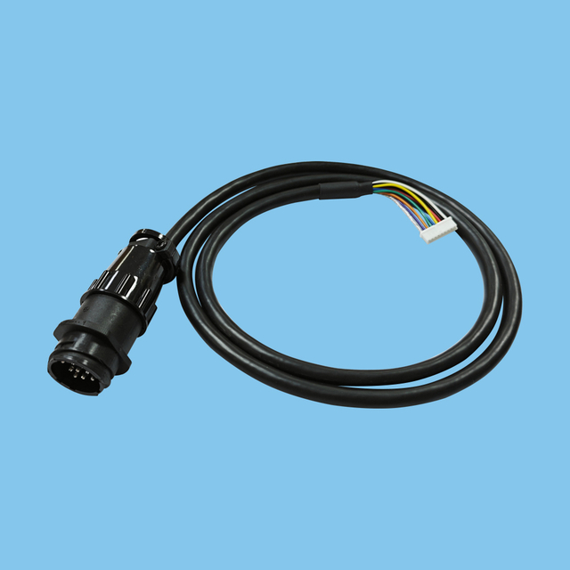 9-pin aviation male connector to 9-pin plug-in connection cable