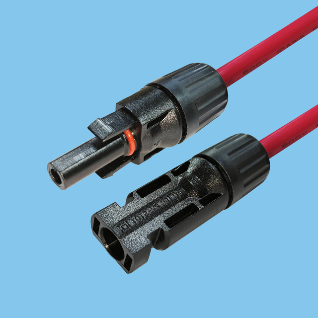MC4 photovoltaic connector extension cable