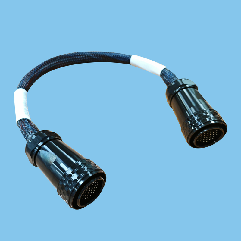 Circular connector SA push in quick lock series adapter cable