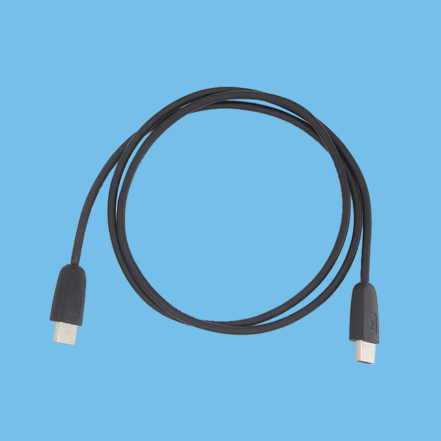 DISPLAYPORT Male - Male Connector Nickel Plated Shell Size 0.3~3.0MT Black