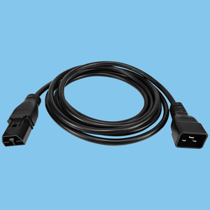 Saf-D-Grid to C20 three-core power cord