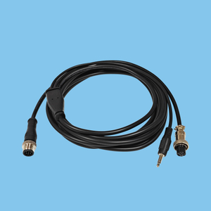M12 aviation waterproof male and female audio connection cable