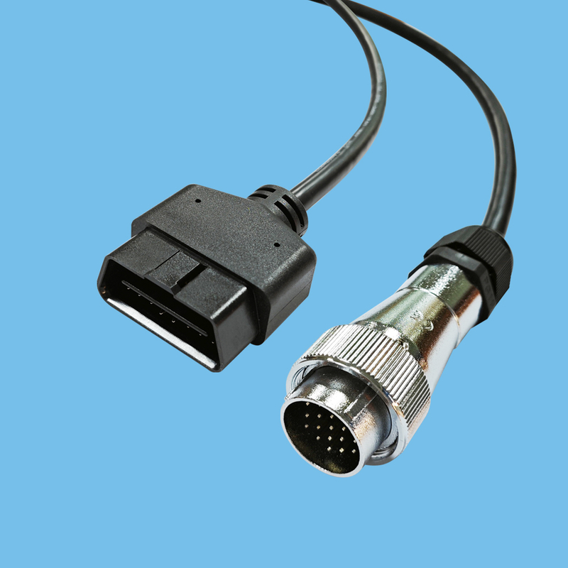 Aviation plug-in male connector to 0BD2 male connector cable