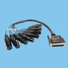D-suB 25 pin revolution 8P XLR female