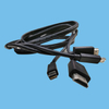 MINI DISPLAYPORT + HDMI Parallel Cable Male - Male Connector Nickel Plated Shell Size 0.5MT ~ 30.MT Black