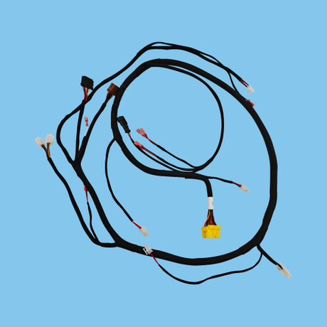Automotive custom integrated wiring harness - headlight control wiring harness