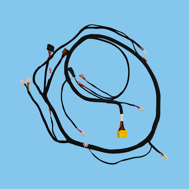 Automotive custom integrated wiring harness - headlight control wiring harness