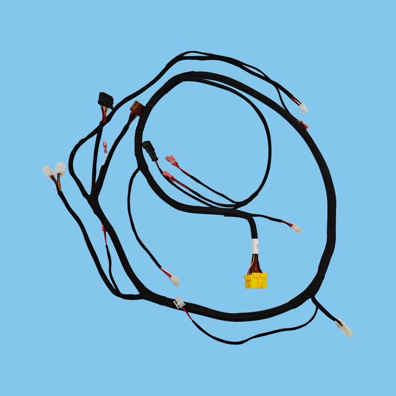 Automotive custom integrated wiring harness - headlight control wiring harness