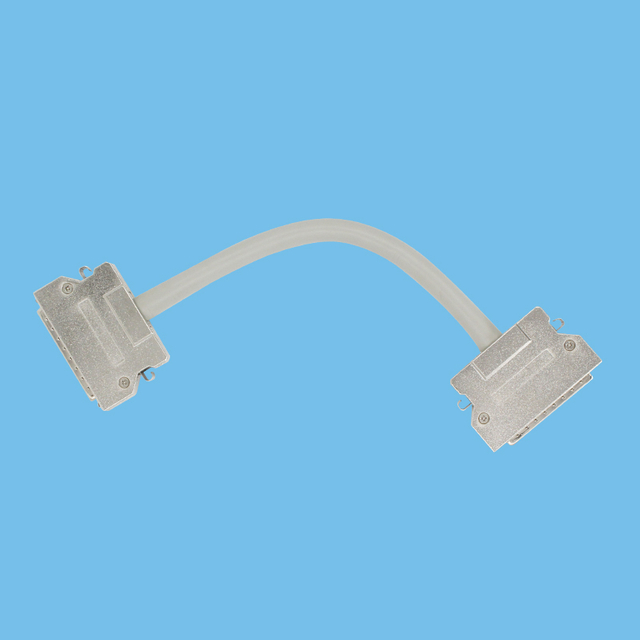 HPCN 68 PIN Male - Male Clamped Metal Assembly Shell EMI Protection