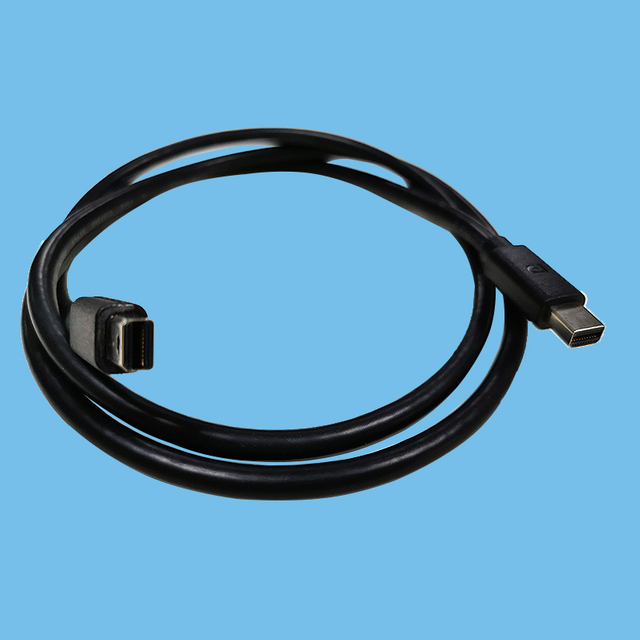 MINI DISPLAYPORT - MINI DISPLAYPORT connector nickel-plated shell Size: 0.3~3.0MT black
