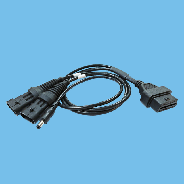OBD2/AMP 1.5/DC integrated wiring harness