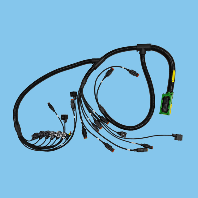 Customized automotive engine and gearbox integrated wiring harness