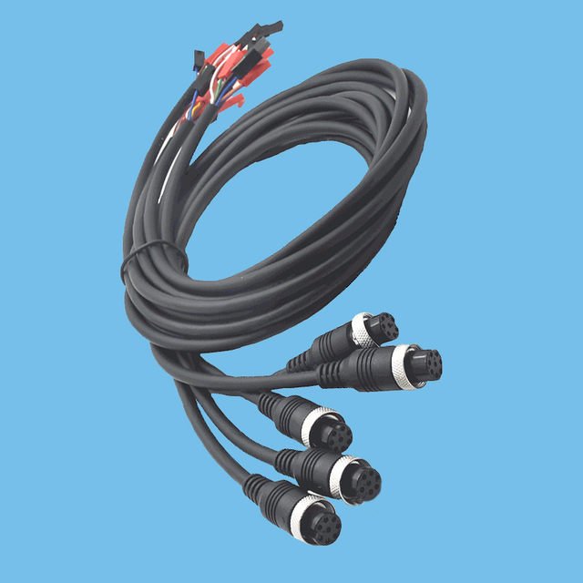 16M 8PIN aviation connector TPU outer cover