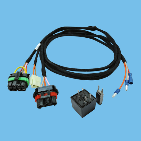 Customized waterproof (with relay/circuit breaker) automotive wiring harness