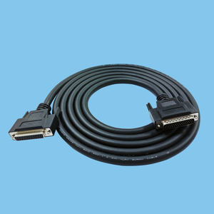 DB44 male and female data connection extension cable