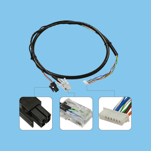 Customized RJ-45/standard plug-in connection harness
