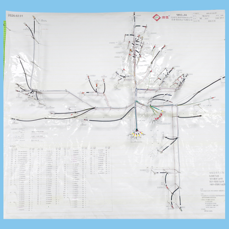 Customized equipment integrated wiring harness