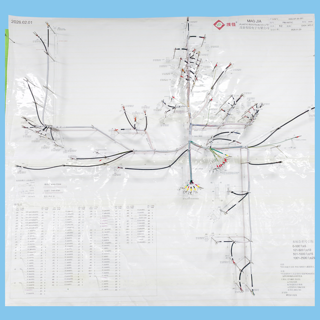 Customized equipment integrated wiring harness