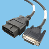 D-SUB 26-pin to OBD automotive diagnostic wiring harness