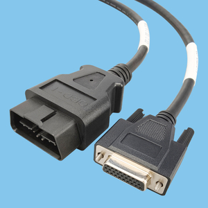 D-SUB 26-pin to OBD automotive diagnostic wiring harness